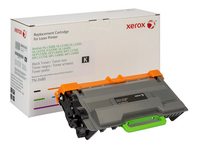 Image of Xerox - black - compatible - toner cartridge (alternative for: Brother TN3480)