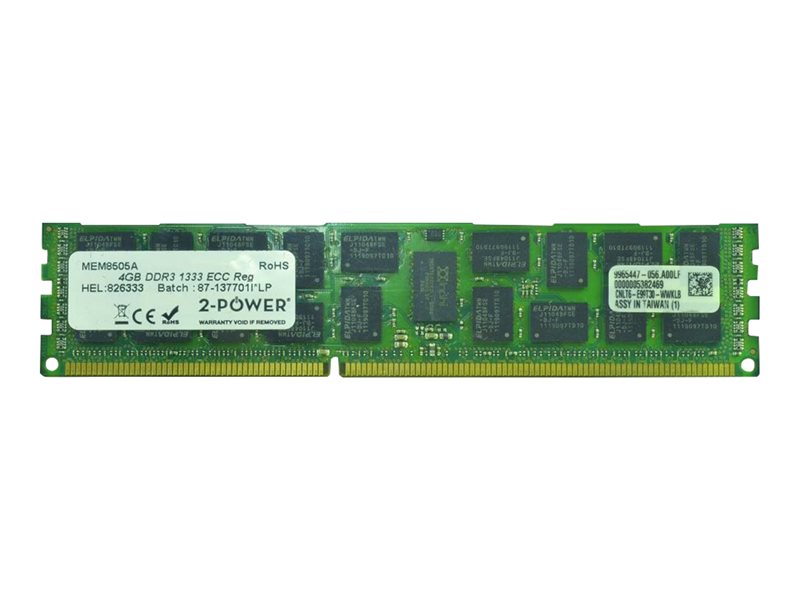 4GB DDR3 1333MHz ECC RDIMM – PSA
