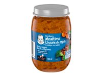 Gerber Mealtime Baby Puree - Beef & Veggies - 160ml