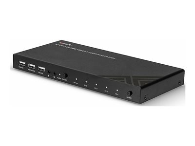 LINDY 4 Port HDMI 18G USB 2.0 Audio KVM, LINDY 32810 32810 (BILD3)