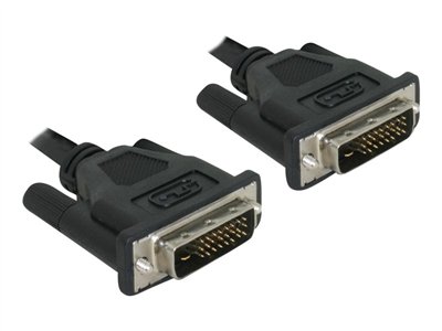 DELOCK DVI Kabel DVI(24+1) -> DVI(24+1) St/St 0.50m N