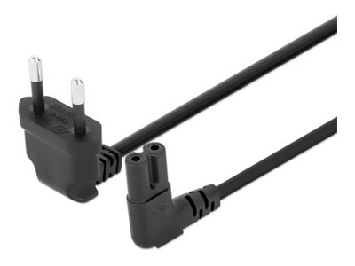 MH Stromkabel C7 auf EU 3m gewinkelt Kabel & Adapter