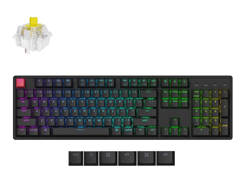 Keychron K10 Version 2 keyboard QMK mechanical 100% full size Input Product shot Front 79500