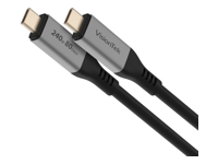 VisionTek - Câble USB - 24 pin USB-C (M) pour 24 pin USB-C (M) - USB4 / Thunderbolt 3 / Thunderbolt 4 / Thunderbolt 5 / DisplayPort 2.1 