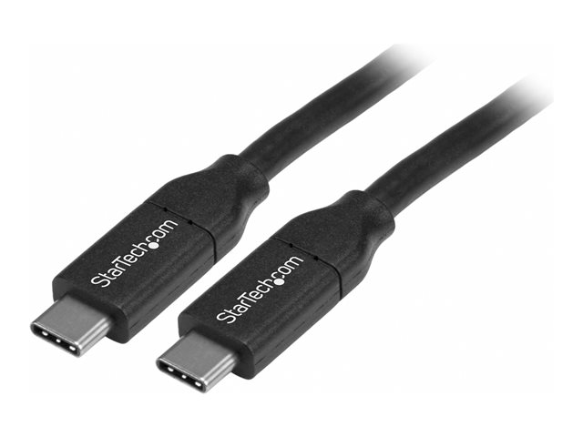 Image of StarTech.com 4m USB C Cable w/ PD - 13ft USB Type C Cable - 5A Power Delivery - USB 2.0 USB-IF Certified - USB 2.0 Type-C Cable - 100W/5A (USB2C5C4M) - USB-C cable - 24 pin USB-C to 24 pin USB-C - 4 m