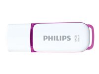 Philips FM64FD75B Snow edition 3.0 64GB USB 3.0 Lilla Hvid