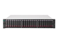 HPE Modular Smart Array 2042 SAN Dual Controller SFF Storage - Hard drive array - 800 GB - 24 bays (SAS-2) - SSD 400 GB x 2 - 8Gb Fibre Channel, iSCSI (1 GbE), iSCSI (10 GbE), 16Gb Fibre Channel (external) - rack-mountable - 2U