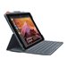 Logitech 9.7" keyboard case Slim Folio - iPad (5th/6th gen) - keyboard and folio case - black - for Apple 9.7-inch iPad 5th and 6th Generation