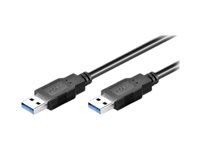 MicroConnect USB 3.0 USB-kabel 3m Sort