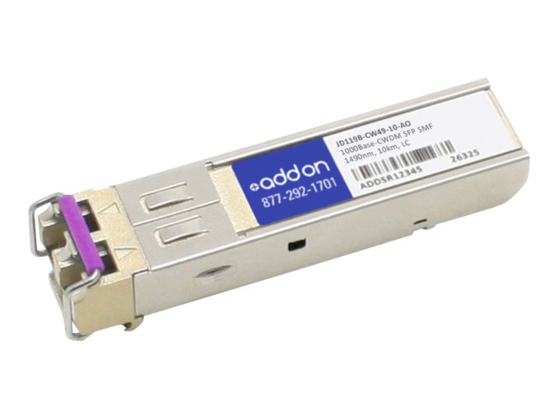 AddOn - SFP (mini-GBIC) transceiver module (equivalent to: HP JD119B-CW49-10)