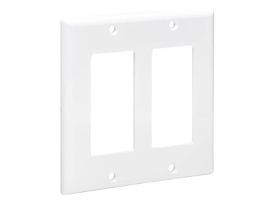 Eaton Tripp Lite Series Double-Gang Faceplate, Decora Style