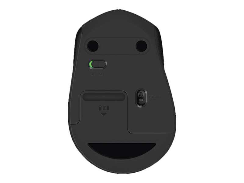 Logitech M331 SILENT PLUS mouse 2.4 GHz Product shot Top 78600