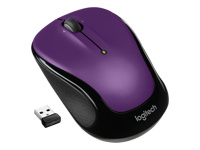 Logitech M325s Wireless Mouse, 2.4 GHz with USB Receiver, Vivid Violet