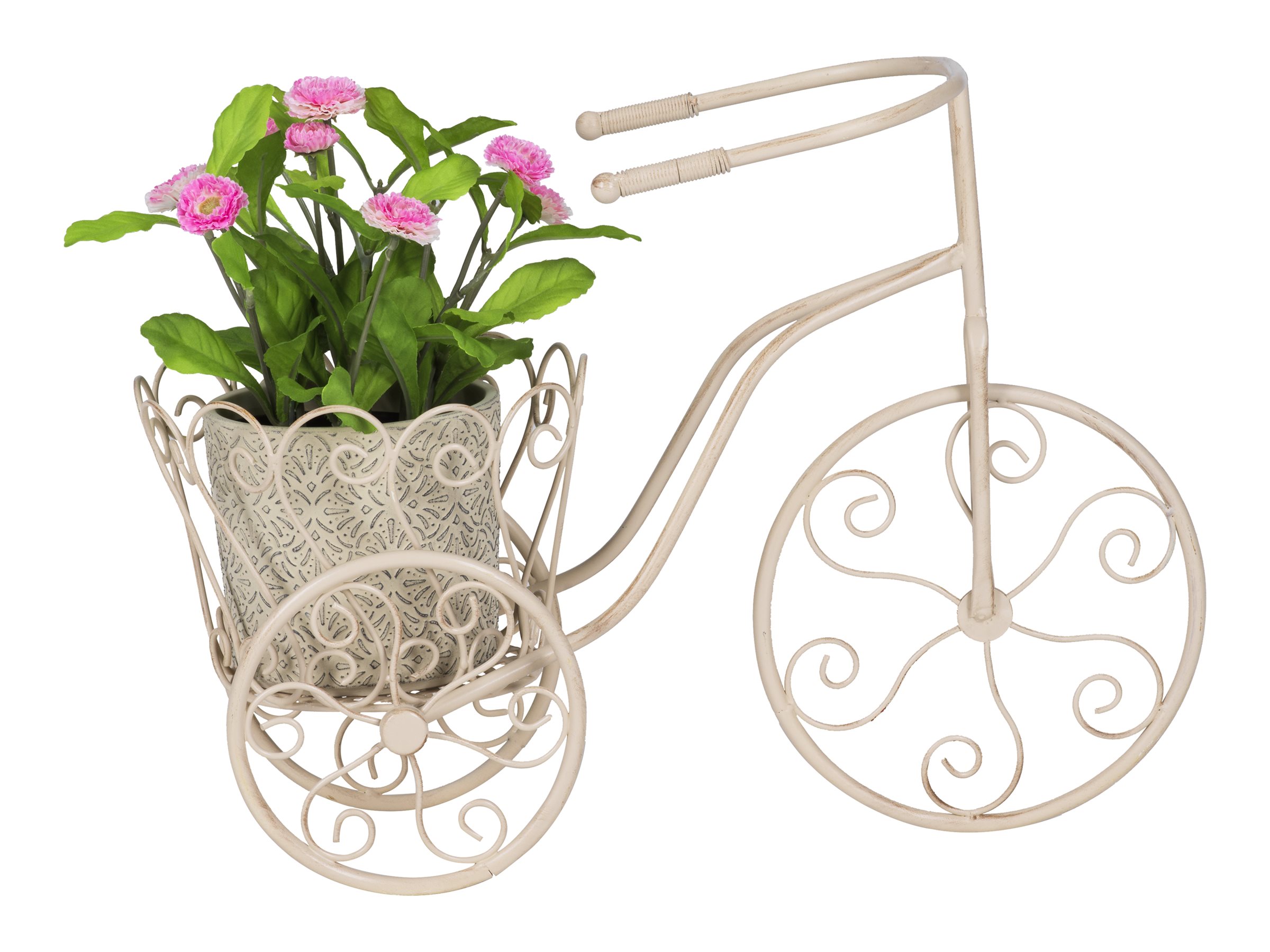 Collection by London Drugs Plant Pot Stand Bicycle White