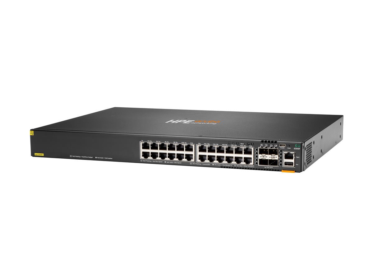 HPE Aruba 6300F Switch 24G CL4 PoE