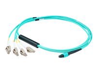 AddOn - Cordon de raccordement - LC multi-mode (M) pour MPO multimode (F) - 10 m 