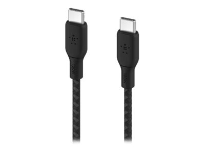 Belkin BOOST CHARGE USB cable 24 pin USB-C (M) to 24 pin USB-C (M) 6.6 ft black 