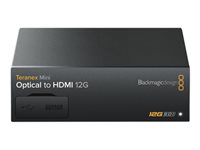 Blackmagic Teranex Mini - Optical to HDMI 12G 12G-SDI to HDMI video and audio converter / scaler / audio disembedder 