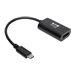 Eaton Tripp Lite Series USB C to DisplayPort Video Adapter Converter 4K x 2K @ 60Hz, Black, USB Type C to DP, USB-C, USB Type-C 6in