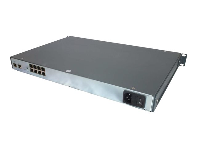Lantronix EDS3000PR - Device server - 8 ports - GigE, RS-232 - 1U - rack-mountable