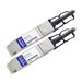 AddOn 0.5m NetAPP Compatible QSFP+ DAC - Image 2: Right-angle