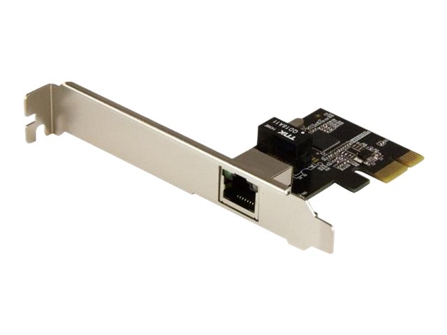 Image of StarTech.com 1-Port Gigabit Ethernet Network Card - PCI Express, Intel I210 NIC - Single Port PCIe Network Adapter Card with Intel Chipset (ST1000SPEXI) - network adapter - PCIe