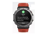 Amazfit T-Rex 3 Sort Grå Orange SmartWatch