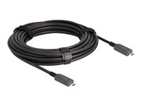 DeLOCK USB 3.2 Gen 2 / DisplayPort 1.4 USB Type-C kabel 10m Sort
