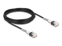 DeLOCK CAT 6a Ikke afskærmet parsnoet (UTP) 5m Patchkabel Sort