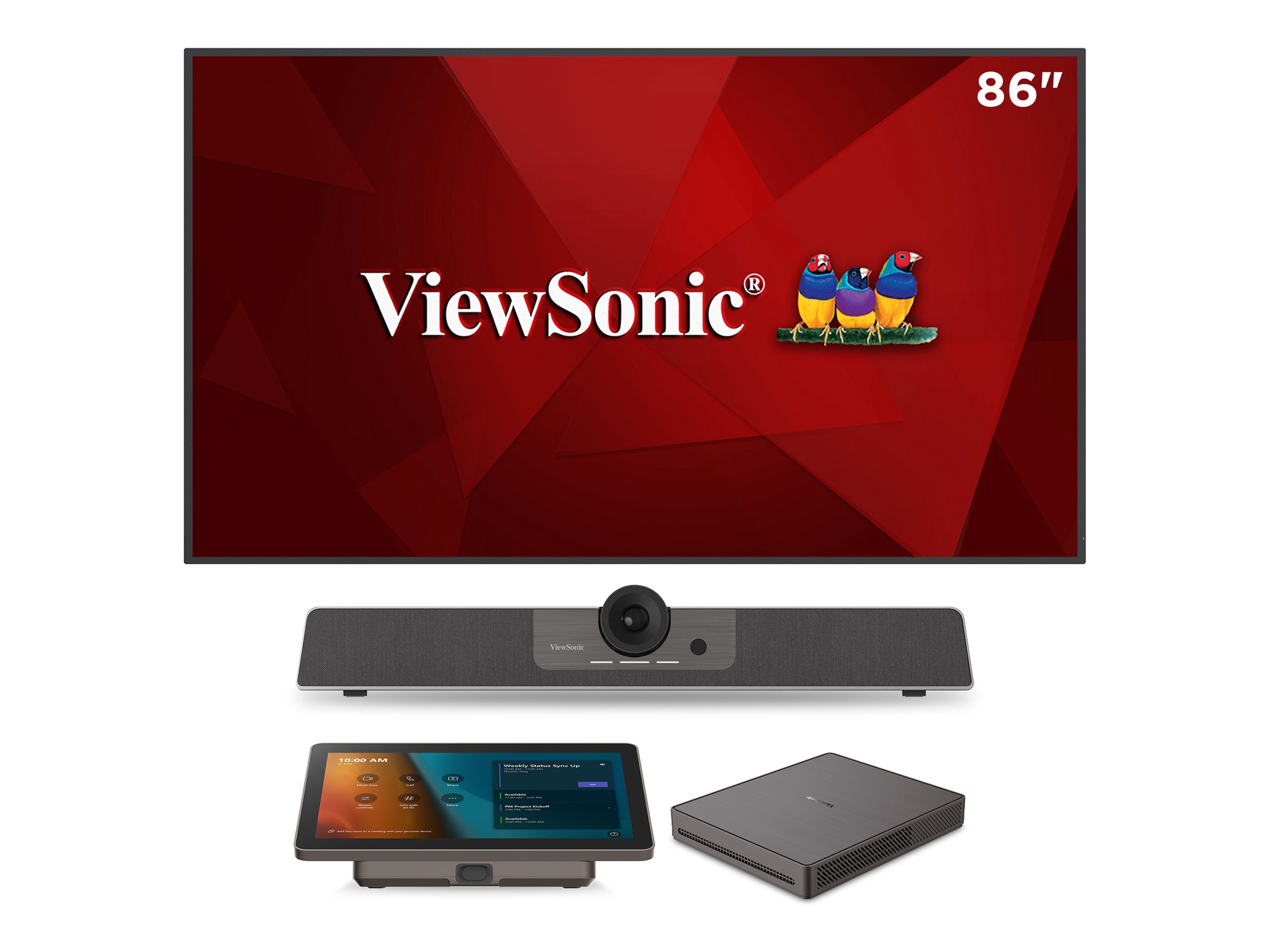 ViewSonic MN CDE8630-MTR TeamJoin TRS10 w 86 Display Bundle MPC310-W31-TU