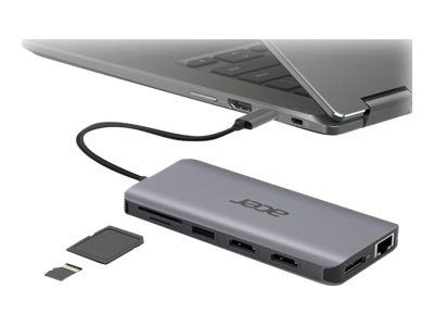 Product | Acer 12-In-1 Type-C - docking station - - 2 x DP - GigE