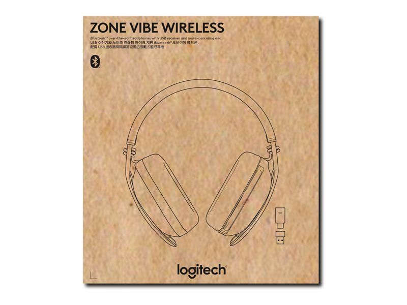 Logitech Zone Vibe Wireless - Micro-casque - circum-aural - Bluetooth