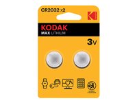 Kodak MAX Knapcellebatterier CR2032