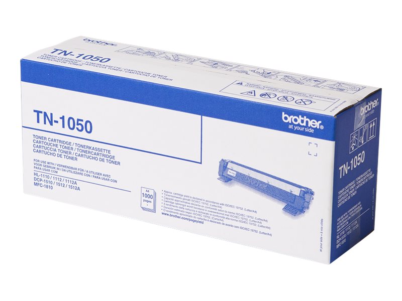 An image of Brother TN1050 - black - original - toner cartridge