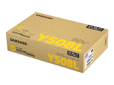 Samsung CLT-Y508L High Yield yellow original toner cartridge (SU535A) 