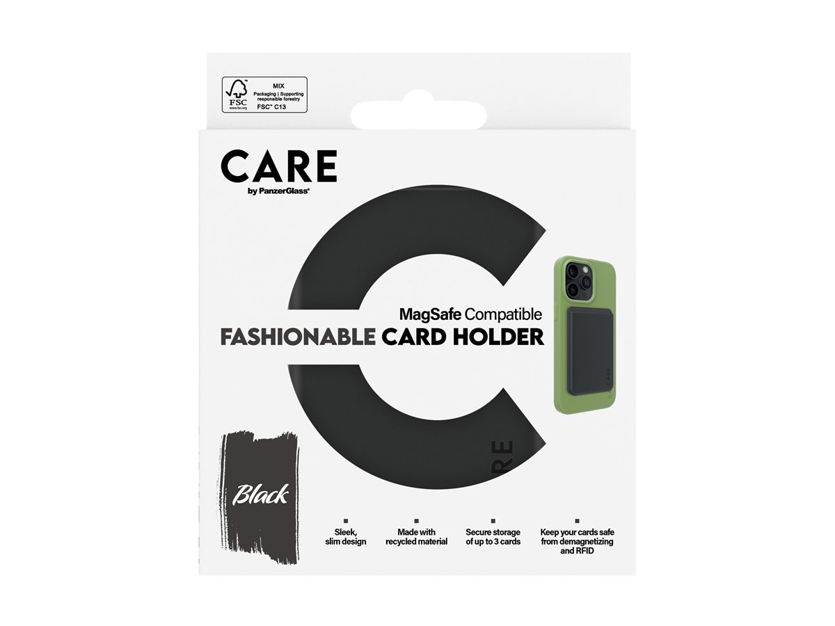 PanzerGlass CARE Apple MagSafe RFID CardHolder černé pouzdro na platební karty – foto 4