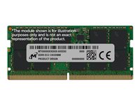 Micron - DDR5 - module - 32 GB - SO-DIMM 262-pin - 3200 MHz / PC5-51200 - clocked