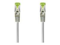 Nedis CAT 7 Kabel med afskærmning med folie og kobberfletning (SFTP 1m Patchkabel Grå