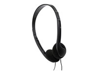 AVID AE-08 Headphones on-ear wired 3.5 mm jack black