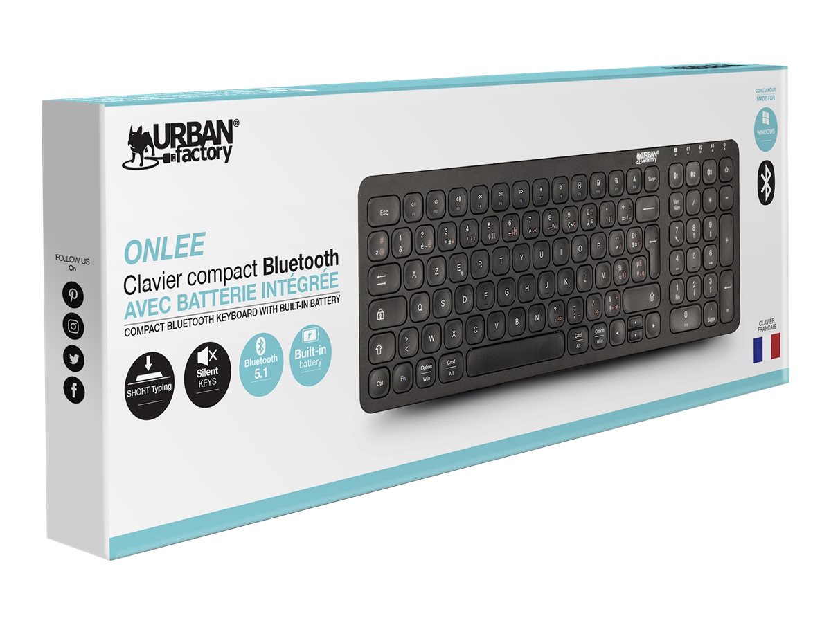 URABN FACTORY Clavier en ABS Noir