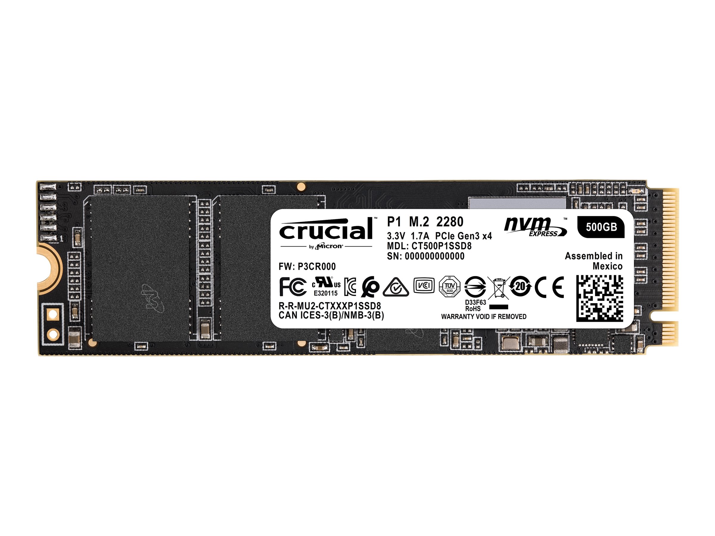 Crucial P1 - Solid state drive