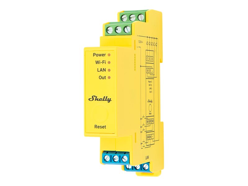 SHELLY Pro RGBWW PM LAN WLAN LED Strip Controller