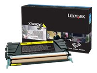 Lexmark Gul 10000 sider Toner