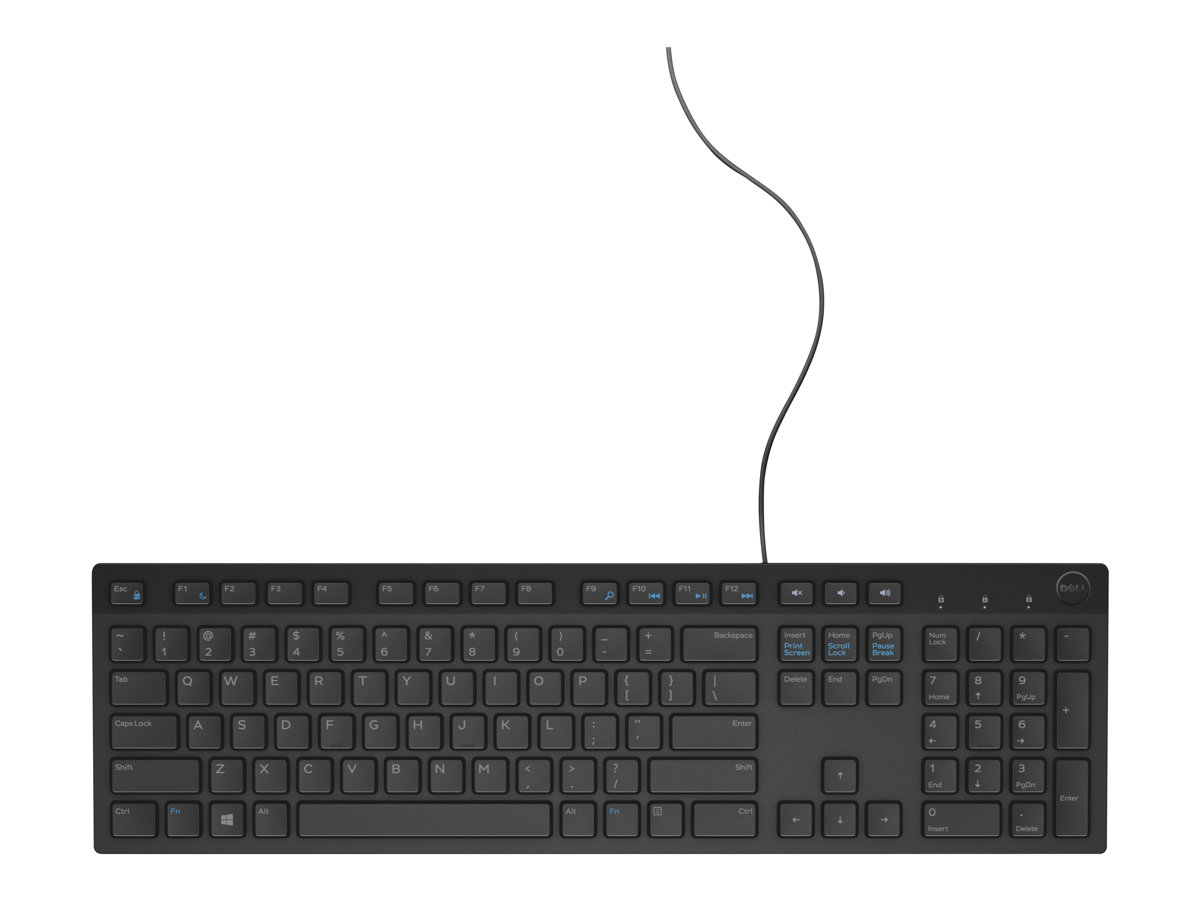 Dell KB216 - klávesnice - QWERTZ - německá - černá Vstupní zařízení – foto 2