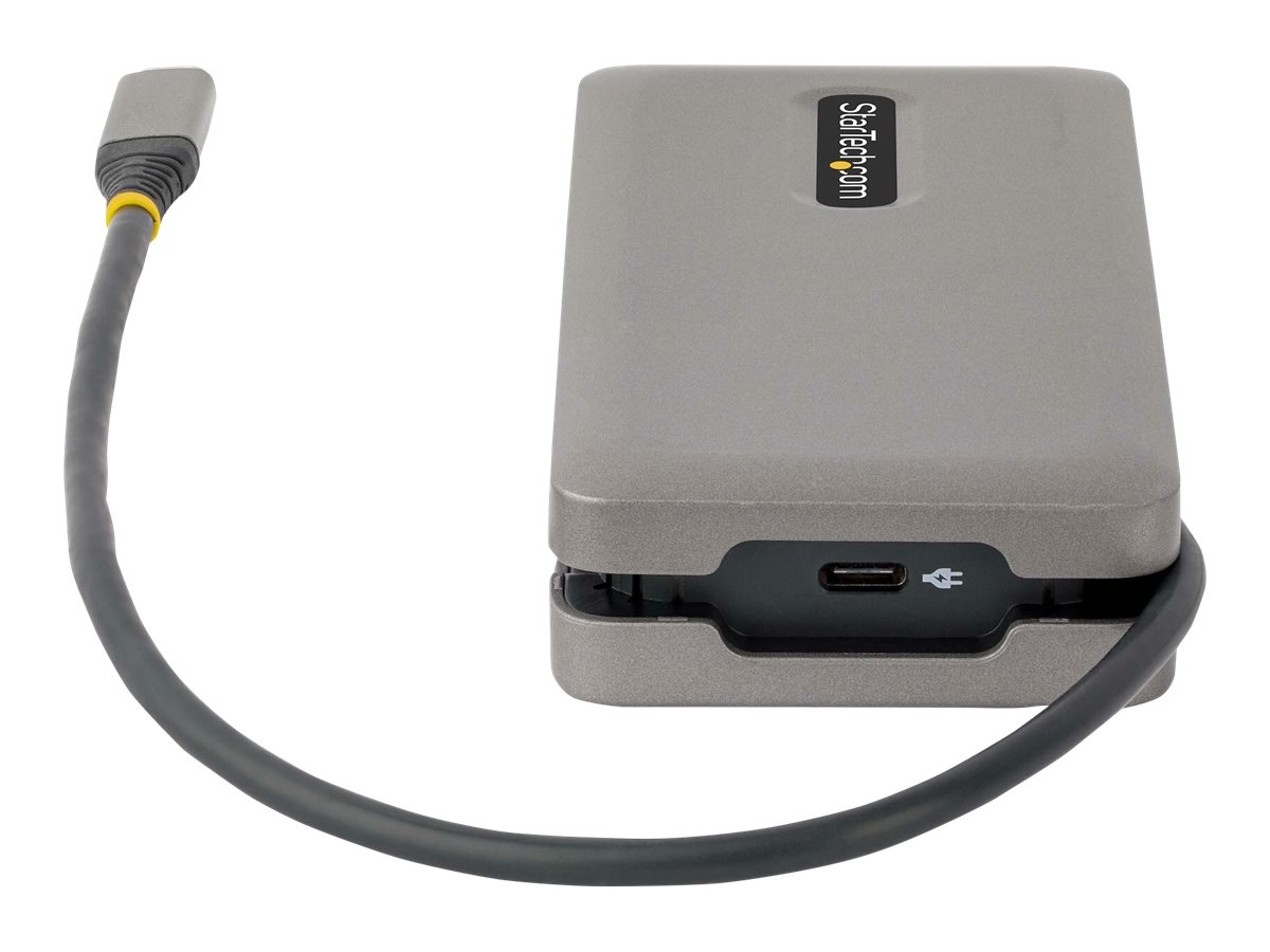 USB C Multiport Adapter - USB-C to 4K 60Hz HDMI 2.0, 100W Power Delivery  Pass-Through Charging, 3-Port USB 3.0 Hub, Audio - USB-C Mini Dock -  Portable