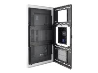 Chief LW Series Impact On-Wall Kiosk - Portrait enclosure - for LCD display - white