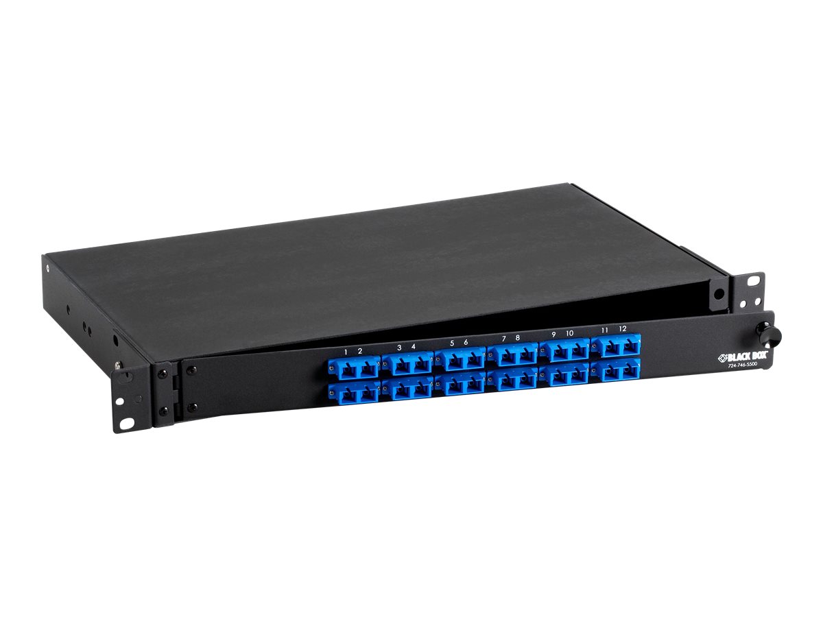 Black Box Rackmount Fiber Panel Loaded