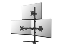Neomounts mounting kit - full-motion - for 3 monitors - black