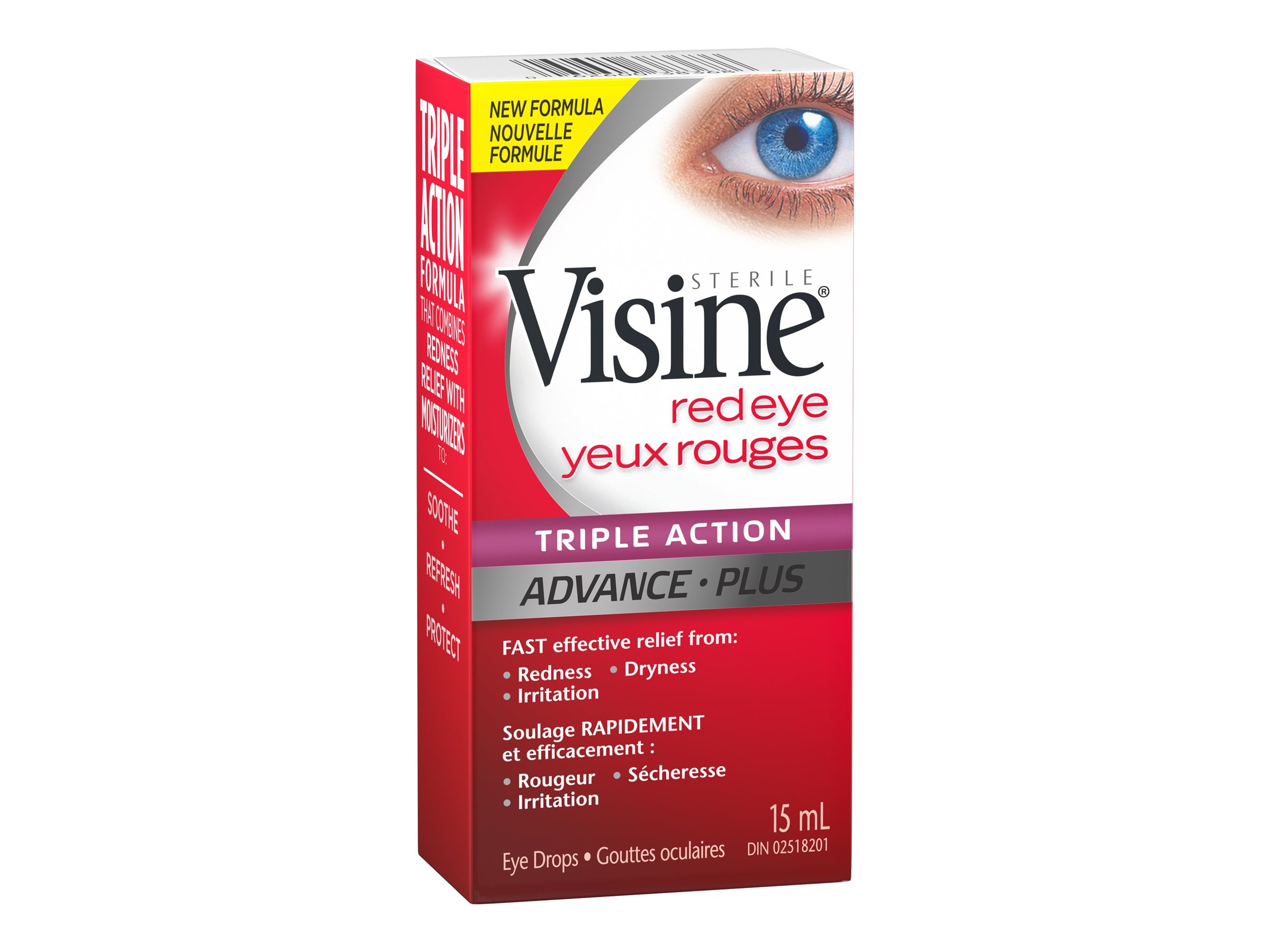 Visine Triple Action Advance Plus Drops - 15ml