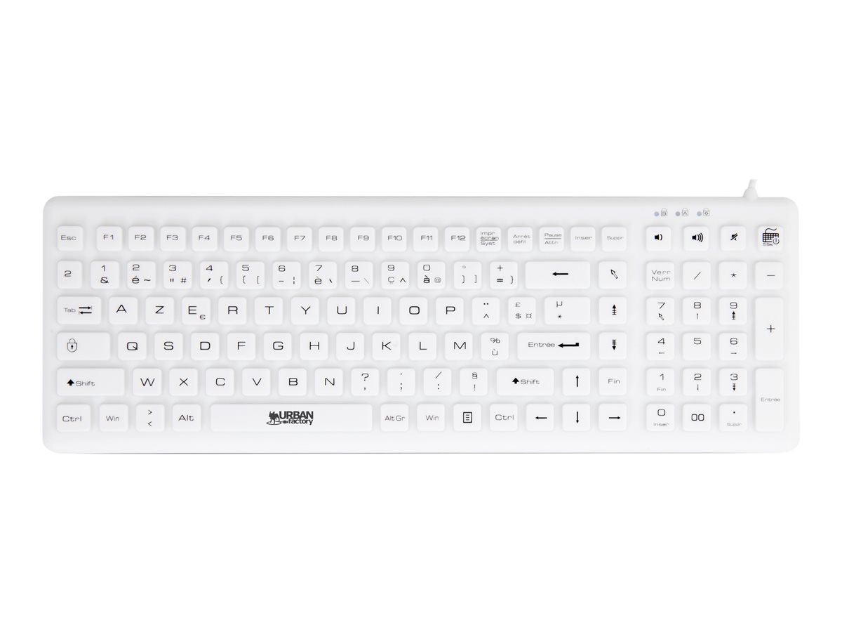 URBAN FACTORY USB wired keyboard ABS